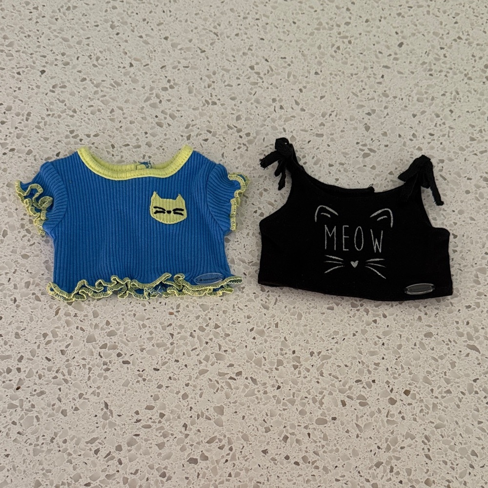 American Girl Truly Me Meow Wow Tank and Crop Top